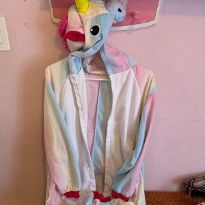 Colorful Unicorn Onesie Costume